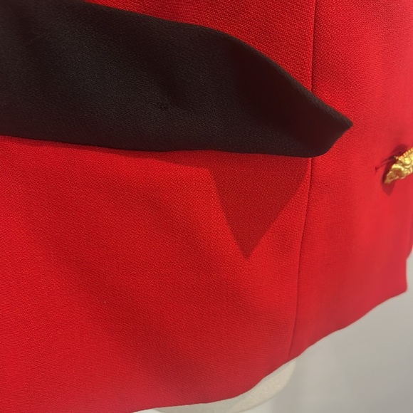 Wayne Clark Vintage Red and Black Wool Blazer - Picture 13 of 16